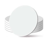 Cpolebev Cake Boards,12 Inch Cake Drum Cake Boards 12 Inch Round - Bend Multi-Layered Cake Base for Displays Easy Install 5PCS