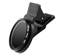 Cpolebev Camera Lens Filter Filter Enhancing Photo Lens Removable Works with Mobile Phone for Camera Easy Install Easy to Use