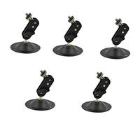 Cpolebev Camera Wall Mount Bracket,Monitor Holder,Black Speaker Brackets,Indoor Outdoor Ceiling Wall Mounts Projector Stand 5PCS