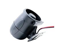 Cpolebev Car Anti-Theft Horn Siren, Horn Alarm 12V Tweeter Alarm Treble Voice Speaker High Decibel Intelligent Voice Alarm