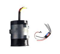 Cpolebev Car Electric Turbine Power Turbo Charger Tan Boost Air Intake Fan DC Brushless Motor Universal Auto Parts