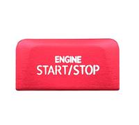 Cpolebev Car Engine Start Stop Button Switch Cover Trim for-Golf 8 MK8 AT Accessories 2020 2021 Red
