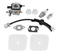 Cpolebev Carburetor with Air Filter Repower Kit for 2-Cycle 7222 7222E 7222M 7225 7230 7234 7240 7920 7924 Tiller/Cultivator