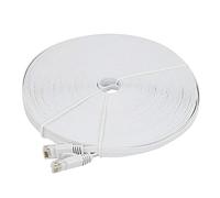 Cpolebev Cat 6 Ethernet Cable 100 Ft (30 Meters) Flat Slim Long Internet Network LAN Patch Cords, Cat6 High Speed Computer Wire