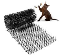 Cpolebev Cat Scat Mat with Spikes, Cat Dog Animal Spikes Repellent Deterrent Mat, Indoor Cat Outdoor Mat for Garden, 2M x 0.