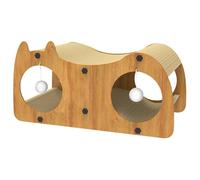 Cpolebev Cat Scratch Board Cat Wear- and Scratch- Cat Tunnel Toy Maomi Pet Toy