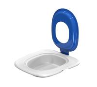Cpolebev Cat Toilet Training Kit, Universal Reusable Cat Toilet Trainer, Cat Toilet Training Seat Tool for Pet Cleaning Blue