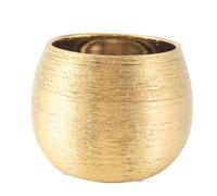 Cpolebev Ceramic Plant Pot Planter Gold-Plated Flower Pot Flowerpot Flower Vase Plant Pot