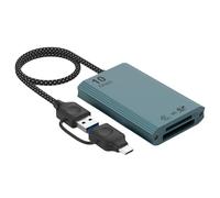 Cpolebev CFexpress Type B and SD Dual-Slot Memory Card Reader, 10Gbps USB 3.2 Gen 2 Type B CFexpress Adapter Memory Card Reader B