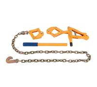 Cpolebev Chain Strainer Fence Repair Compact Tool,Barbed Wire Tightener 47.25 Inch Chain Capacity 2200Lbs Barbed Wire Stretcher