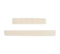 Cpolebev Classical Guitar Bone Slotted Saddle Nut Set