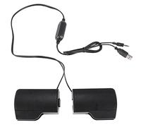 Cpolebev Clip Mini Portable USB Stereo Speaker Soundbar for Notebook Laptop Computer PC Mp3 Phone Music Player