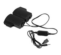 Cpolebev Clip on USB Speaker for Notebook Laptop PC Desktop Tablet Wired Stereo Speaker Line Controller Soundbar