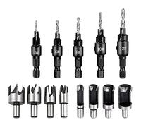 Cpolebev Countersink Woodworking Set Countersink Bit Set Woodworking Tools for Woodworking, DIY