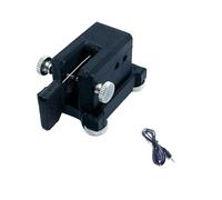 Cpolebev CW Morse Code Portable Single Paddle Automatic Key Morse Code Strong Magnetic Absorption Stable Base