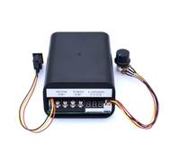 Cpolebev DC 10-55V 60A PWM Motor Speed Controller 0-100% RPM LED Digital Adjustable CW CCW Forward Reverse Motor Control Switch Black Plastic