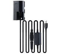 Cpolebev DC Coupler,LP-E6 Dummy Battery Set for 5D2 5D3 5D4 6D 6D2 60D 7D 7D2 70D 80D 90D Replacement Power Adapter