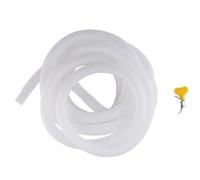 Cpolebev Dehumidifier Drain Hose, 13Ft Flexible Drain Hose with Cuttable Rubber Adapter and Connect Clamp, Hose Replacement