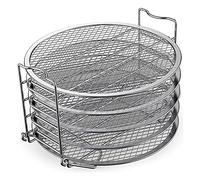 Cpolebev Dehydrator Rack Stainless Steel Stand Accessories Compatible with for Foodi Pressure Cooker and Air Fryer 6.5