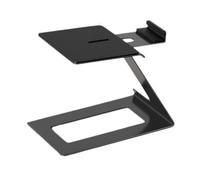 Cpolebev Desktop Speaker Stand Mount Studio Monitor Riser Support with Vibration Absorption Pad Mount for Living Room Study Room