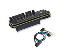 Cpolebev Desktop to SAS Adapter Converter 6Gbps (7&15) 22Pin Male to SAS 29Pin Expansion Card for 2.5In 3.5In SAS HDD