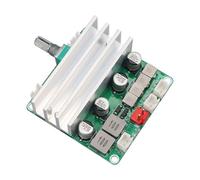 Cpolebev Digital Audio Power Amplifier Board 2.1 Channel 2X50W&100W 12V-24V Home Theater DIY Amplifier Module with Bass AndTreble