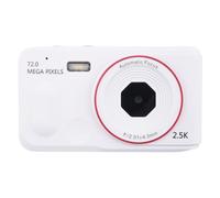 Cpolebev Digital Camera 16x Digtal Zoom Auto Focus 2.5K HD 72MP Digital Camcorder Camera for Home Outdoor Travel White