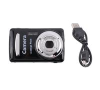 Cpolebev Digital Camera,Portable Cameras 16 Million HD Pixel Compact Home Digital Camera for Kids Teens Seniors Black