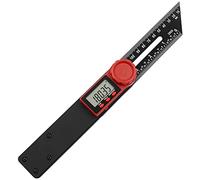 Cpolebev Digital Goniometer Digital Angle Gauge T Type Bevel Gauge and Protractor 180Mm/360° LCD Display for Woodworking Metalworking Construction