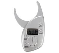 Cpolebev Digital LCD Body Fat Caliper Skin Fold Thickness Health Fitness Weight Gender