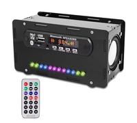 Cpolebev DIY Bluetooth Speaker Kit LED FM Radio USB Home Sound Amplifier with Digital Display Soldering Project Practice