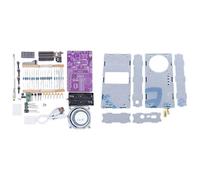 Cpolebev DIY FM Radio Electronic Kit Adjustable Frequency 87.5-108MHz with Sspeaker Digital Display DIY Soldering Project A