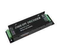 Cpolebev DMX200 SPI Signal LED Controller to Decoder for 2801 6803 2812 2811 Strip Light Tape DC5V 12V 24V, Easy to Use