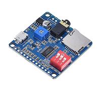 Cpolebev DY-SV5W Voice Playback Module for MP3 Music Player Voice Playback Amplifier 5W SD/TF Card Integrated UART I/O Trigger