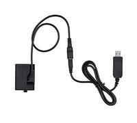 Cpolebev -E10 5V USB Dummy Battery DC Coupler Adapter(Replacement for LP-E10) for Rebel T3/T5/T6/T7/T100