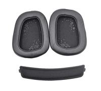 Cpolebev Ear Pads+Headband for G633 G933 Headphones Replacement Foam Earmuffs Ear Cushion Accessories