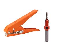 Cpolebev Edge Banding Punching Pliers Punching Tool Heavy Duty Hole Punching Hand Tool Masking Pliers 3x8MM