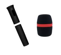 Cpolebev Elastic Wireless Microphone Protective Case Color Handle Cover Anti-Fall Protector For Ktv Stage Accessories D