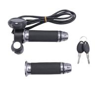 Cpolebev Electric Bicycle Replacement Speed Mileage Display Electric Vehicle with Lock Turn Handle Scooter Speed Control Handle