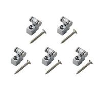 Cpolebev Electric Guitar Ball Bearing String Buckle Rolling Tree Retainer String Lock Roller String Guide Silver