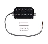 Cpolebev Electric Guitar Humbucker Pickups Bridge Alnico V Pickup Black