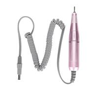 Cpolebev Electric Nail Drill Handle 35000RPM Nail Arts Drill Hand File Polish Grind Machine Manicure Drill Replacement Accessories Pink