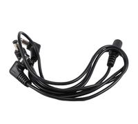 Cpolebev Electrode Daisy Chain Harness Cable Copper Wire for Guitar Effects Power Supply Adapter Splitter black
