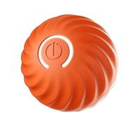 Cpolebev Electronic Dog Toy Ball Smart Moving Ball Pet Rolling Ball Toy for Puppy Birthday Gifts, Orange