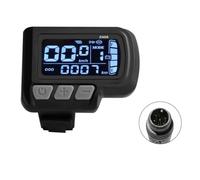 Cpolebev EN06 LCD Bike Display Meter Speedmeter with Light Connector 6pin Waterproof Wire 24V 36V 48V Electric Bike Display Panel