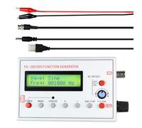 Cpolebev FG-100 DDS Function Signal Generator Frequency Counter 1Hz - 500Khz Sine Frequency with BNC Cable