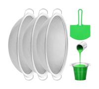 Cpolebev Fine Mesh Paint Strainer 60 Mesh Stainless Steel Paint Strainer Fits 5-Gallon Buckets to Filter Impurities from Paint Easy to Use A