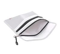 Cpolebev Fireproof Document Bag,Waterproof and Fireproof Money Bag with Zipper,Fireproof Safe Storage Pouch for Passport