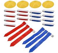 Cpolebev Flag Football Set,14 Player Flag Football Belts and Flags Set, Belt for Kids or Adults Players of Flag Football