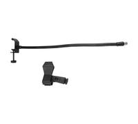 Cpolebev Flexible Gooseneck Microphone Stand with Desk Clamp for Radio Broadcasting Studio, Live Broadcast Equipment